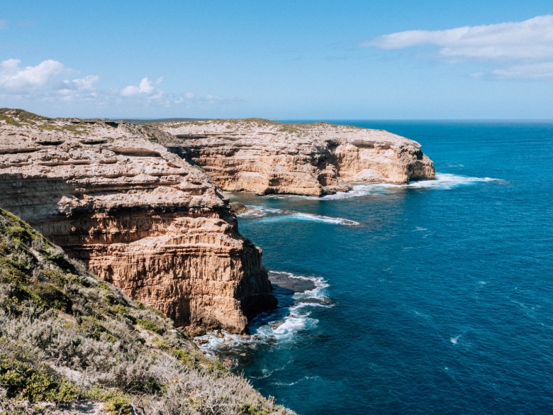 Acantilados del mar en el Parque Nacional de Innes
