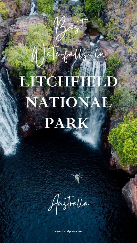 Cascadas en Parque Nacional Litchfield alfiler