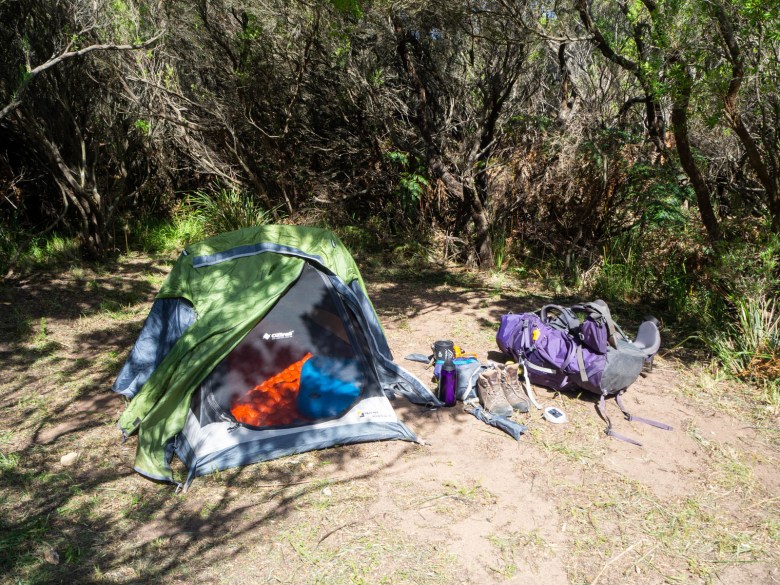 Campamento de caminata Cape Otway