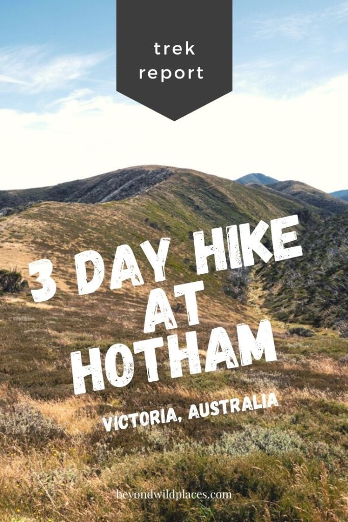 Caminata nocturna Hotham pin