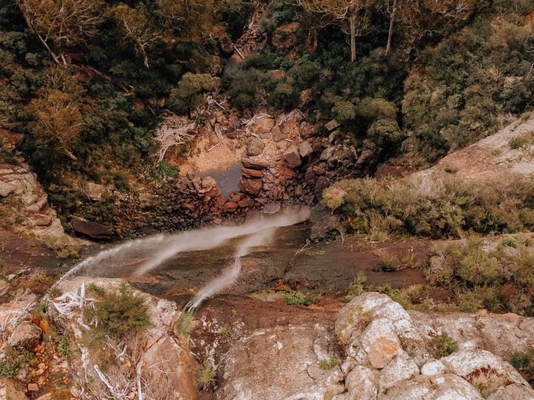 Con vistas a las cataratas de Dandongadale