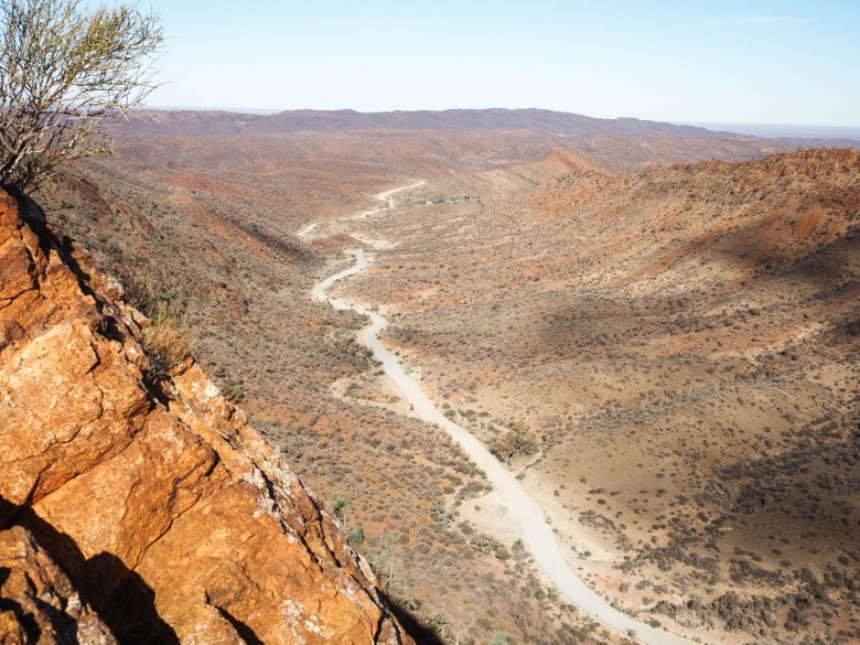 Camino al Santuario de Vida Silvestre de Arkaroola