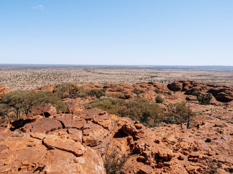 Vista desde Giles Track