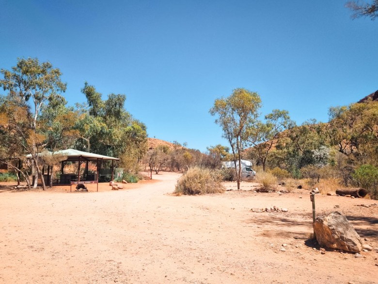 Campamento del desfiladero de Ormiston