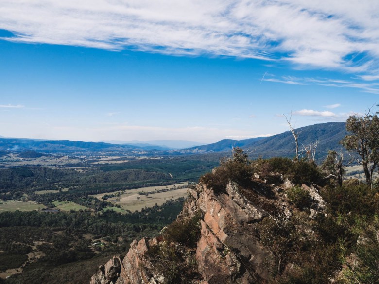 Vista desde el pico de la pequeña catedral