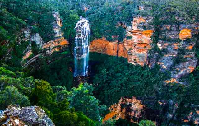 Cataratas de Wentworth, Montañas Azules