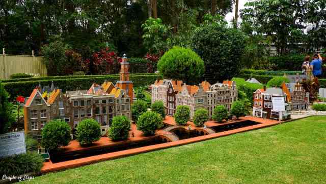 Pueblo holandés modelo hecho a mano, Coffs Harbour